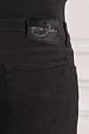 Jacob Cohen Джинси slim fit із високоякісного стрейч-деніму чорного кольору - логотип бренду. 98% бавовна, 2% поліамід. блискавка, гудзики. 5 кишень. Країна виробник: Італія. Догляд: спеціалізоване чищення - фото 5