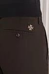 Jacob Cohen Men's dark brown chinos - Decoration: brand logo. 97% cotton, 3% polyamide. zipper, button. 2 side pockets, 2 back pockets. Country of manufacture: Italy. Care: specialized cleaning - photo 5