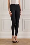Tom Ford Black stretch lycra leggings with logo - brand logo. 100% polyamide. Country of manufacture: Italy. Care: specialized cleaning - photo 3