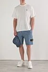Футболка білого кольору з чесаної органічної бавовни Stone Island - логотип бренду. 100% бавовна. Країна виробник: Італія. Догляд: спеціалізоване чищення - фото 2