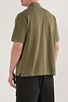 Зелене поло стандартного крою з короткими рукавами та вишитим логотипом Stone Island - логотип бренду. 100% бавовна . гудзики. Країна виробник: Італія. Догляд: спеціалізоване чищення - фото 4
