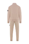 Stone Island Спортивный костюм из хлопкового флиса с боковыми карманами бежевый - эмблема бренда. 100% хлопок. молния. два боковых кармана. Страна производитель: Италия. Уход: специализированная чистка - фото 7