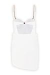 Moeva Белый слитный купальник-платье с тонкими регулируемыми бретелями - золотистые цепочки. 100% полиамид. Страна производитель: Италия. Уход: специализированная чистка - фото 7