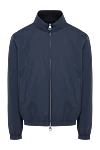 Loro Piana Windmate Reversible Bomber Jacket in Navy - Decoration: brand logo. 100% polyamide, 100% cashmere. zipper. two side pockets. Country of manufacture: Italy. Care: specialized cleaning - photo 1