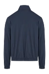Loro Piana Windmate Reversible Bomber Jacket in Navy - Decoration: brand logo. 100% polyamide, 100% cashmere. zipper. two side pockets. Country of manufacture: Italy. Care: specialized cleaning - photo 7