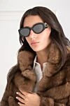 Очки солнцезащитные Gucci - Страна производитель: Италия. Уход: специализированная чистка - фото 2