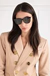 Очки солнцезащитные Gucci - Страна производитель: Италия. Уход: специализированная чистка - фото 2