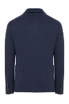 Single-breasted blazer in blue linen and wool Loro Piana - 56% linen, 44% wool. buttons. two side pockets, one chest pocket. Country of manufacture: Italy. Care: specialized cleaning - photo 6