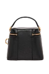 Balmain Pulse Vanity Black Leather Trunk Bag with Gold Padlock - Decoration: Metal side plates with engraved