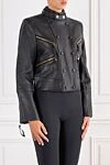 Balmain Leather jacket - Country of manufacture: Italy. Care: specialized cleaning - photo 3