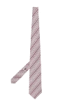 Gucci Silk tie pink for men - chain print. 100% silk. Size: 146x9 cm. Country of manufacture: Italy. Care: specialized cleaning - photo 3