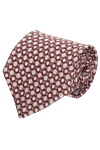 Gucci Red silk tie for men - pea print. 100% silk. Size: 150x8 cm. Country of manufacture: Italy. Care: specialized cleaning - photo 1