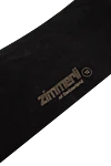 Zimmerli Black cotton socks for men - logo print. 100% cotton. Country of manufacture: Italy. Care: specialized cleaning - photo 3