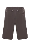 Beige men's cotton shorts with decorative buttons Dolce & Gabbana - 100% cotton. Closure: button, zipper. Three side pockets, one back pocket. Country of manufacture: Italy. Care: specialized cleaning - photo 6