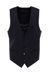 Dolce & Gabbana Black wool vest - 100% wool. Pockets two side pockets. Closure: buttons. Country of manufacture: Italy. Care: specialized cleaning - photo 1