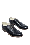 Canali Men's shoes made of black leather - Perforation. 100% leather. Lace-up. Interior: Leather. Insole: Leather. Heel height: 2.5cm. Outsole: Other materials. Country of manufacture: Italy. Care: specialized cleaning - photo 3