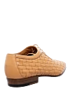 Beige men's shoes made of leather A.Testoni - Weave, embossed logo. 100% leather. Interior: Leather. Insole: Leather. Heel height: 2.5cm. Outsole: Other materials. Country of manufacture: Italy. Care: specialized cleaning - photo 4