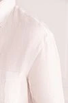 Van Laack Men's white linen shirt - 100% linen. Closure: buttons. Country of manufacture: Italy. Care: specialized cleaning - photo 5