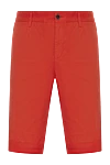 Ballantyne Red cotton shorts for men - 100% cotton. Closure: button, zipper, drawstring. two side pockets, two back pockets. Country of manufacture: Italy. Care: specialized cleaning - photo 1