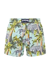 Blue men's beach shorts made of cotton and polyamide Vilebrequin - fantasy pattern. two side pockets, one back pocket. cotton, polyamide. Closure: drawstring. Country of manufacture: Italy. Care: specialized cleaning - photo 6