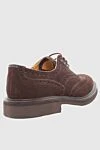 Brown suede shoes for men Tricker`s - Perforation. 100% suede. Lace-up. Interior trim: suede. Insole: Leather. Heel height: 2.5cm. Outsole: Other materials. Country of manufacture: Italy. Care: specialized cleaning - photo 4