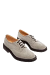 Tricker`s Туфлі чоловічі з замші сірі - Перфорація. 100% замша. Шнурівка. Внутрішнє оздоблення: замша. Устілка: Шкіра. Висота підборів: 2,5см. Інші матеріали. Країна виробник: Італія. Догляд: спеціалізоване чищення - фото 3