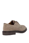Tricker`s Туфлі чоловічі з замші бежеві - Перфорація. 100% замша. Шнурівка. Внутрішнє оздоблення: замша. Устілка: Шкіра. Висота підборів: 2,5см. Інші матеріали. Країна виробник: Італія. Догляд: спеціалізоване чищення - фото 3