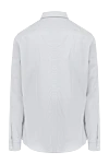 Blue cotton shirt for men Gucci - small check. 100% cotton. Closure: buttons. Country of manufacture: Italy. Care: specialized cleaning - photo 6