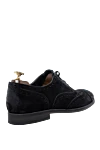 Туфли мужские из замши черные Dolce & Gabbana - 100% замша. Шнуровка. Внутренняя отделка: Кожа . Стелька: Кожа. Высота каблука: 2см. Кожа. Страна производитель: Италия. Уход: специализированная чистка - фото 4