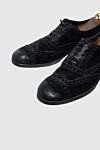 Dolce & Gabbana Туфли мужские из замши черные - 100% замша. Шнуровка. Внутренняя отделка: Кожа . Стелька: Кожа. Высота каблука: 2см. Кожа. Страна производитель: Италия. Уход: специализированная чистка - фото 5