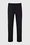 Moncler Sports pants for men made of polyamide and elastane black - 86% polyamide, 14% elastane. Closure: Zipper. Two side pockets, two back pockets. Country of manufacture: Italy. Care: specialized cleaning - photo 1