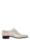 Artioli Men's shoes made of beige leather - Perforation. 100% leather. Lace-up. Interior: Leather. Insole: Leather. Heel height: 2.5cm. Outsole: Other materials. Country of manufacture: Italy. Care: specialized cleaning - photo 1