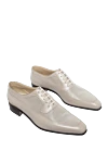 Artioli Men's shoes made of beige leather - Perforation. 100% leather. Lace-up. Interior: Leather. Insole: Leather. Heel height: 2.5cm. Outsole: Other materials. Country of manufacture: Italy. Care: specialized cleaning - photo 3