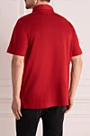 Cotton long sleeve polo red for men Brioni - Long sleeve. 100% cotton. Buttons. Country of manufacture: Italy. Care: specialized cleaning - photo 4