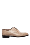 Bontoni Men's shoes made of beige leather - Kant. 100% leather. Lace-up. Interior: Leather. Insole: Leather. Heel height: 2cm. Outsole: Other materials. Country of manufacture: Italy. Care: specialized cleaning - photo 1