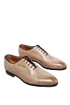 Bontoni Men's shoes made of beige leather - Kant. 100% leather. Lace-up. Interior: Leather. Insole: Leather. Heel height: 2cm. Outsole: Other materials. Country of manufacture: Italy. Care: specialized cleaning - photo 3
