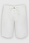 Armani Shorts white - no. Closure: buttons, drawstring Caman: two side and two back pockets. 100% linen - photo 1