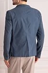 Blue cotton jacket for men Ballantyne - 100% cotton. two buttons. three internal, two side with flaps, chest pocket. Country of manufacture: Italy. Care: specialized cleaning - photo 4