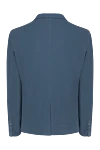Blue cotton jacket for men Ballantyne - 100% cotton. two buttons. three internal, two side with flaps, chest pocket. Country of manufacture: Italy. Care: specialized cleaning - photo 6