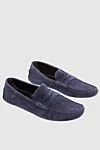 Canali Мокасины мужские из замши фиолетовые - 100% замша. Внутренняя отделка: Кожа. Стелька: Кожа. Другие материалы. Страна производитель: Италия. Уход: специализированная чистка - фото 3