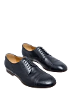 Gucci Men's shoes made of black leather - Perforation. 100% leather. Lace. Interior finish: Leather. Insole: Leather. Heel height: 2 cm. Leather. Country of manufacture: Italy. Care: specialized cleaning - photo 3