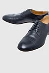 Gucci Men's shoes made of black leather - Perforation. 100% leather. Lace. Interior finish: Leather. Insole: Leather. Heel height: 2 cm. Leather. Country of manufacture: Italy. Care: specialized cleaning - photo 5