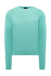 Drumohr Green cotton jumper for men - 100% cotton. Country of manufacture: Italy. Care: specialized cleaning - photo 1