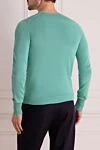 Green cotton jumper for men Drumohr - 100% cotton. Country of manufacture: Italy. Care: specialized cleaning - photo 4
