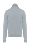 Гольф мужской из шерсти голубой Armani - Высокая горловина. 100% шерсть. Страна производитель: Италия. Уход: специализированная чистка - фото 6