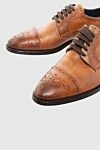 Branchini Brown leather shoes for men - Perforation. 100% leather. Lace-up. Interior: Leather. Insole: Leather. Heel height: 2.5cm. Outsole: Other materials. Country of manufacture: Italy. Care: specialized cleaning - photo 5