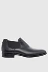 Branchini Men's black leather boots - 100% leather. Elastic inserts. Shaft height: 15 cm. Sole Height: 2.5 cm. Outsole: Other materials. Country of manufacture: Italy. Care: specialized cleaning - photo 1