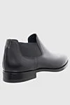 Men's black leather boots Branchini - 100% leather. Elastic inserts. Shaft height: 15 cm. Sole Height: 2.5 cm. Outsole: Other materials. Country of manufacture: Italy. Care: specialized cleaning - photo 4