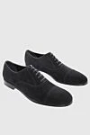 Dolce & Gabbana Туфли мужские из замши черные - 100% замша. Шнуровка. Внутренняя отделка: Кожа . Стелька: Кожа. Высота каблука: 2,5см. Другие материалы. Страна производитель: Италия. Уход: специализированная чистка - фото 3