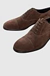 Dolce & Gabbana Туфли мужские из замши коричневые - 100% замша. Шнуровка. Внутренняя отделка: Кожа . Стелька: Кожа. Высота каблука: 2,5см. Другие материалы. Страна производитель: Италия. Уход: специализированная чистка - фото 5